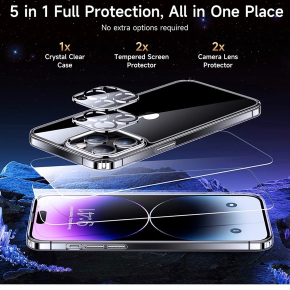 Humixx [5 in 1] for iPhone 14 Pro Max Case - Picture 3 of 6